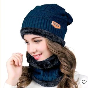 Woolen Cap With Muffler Set (Colors Available )