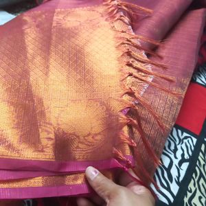 Light Weight Copper silk Saree