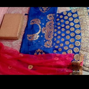 980 rs  Price Down Heavy Work Bridal Lehenga