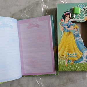 Disney Princess Diary With lock