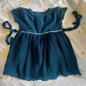 Blue Dress For Baby Girl