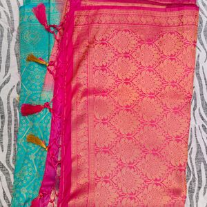 new pink colour soft pattu saree