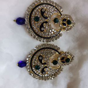 Combo Of 2 Beautiful Stone Work Occasional Earings