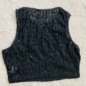 Black Basic Vest Top