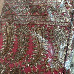 Wedding Saree With dry clean