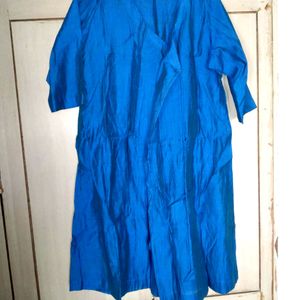 Silk Blue Shrug For Ethnic Wear (Women's)