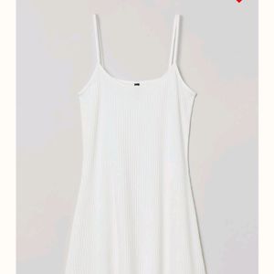 HnM White Jersey Dress