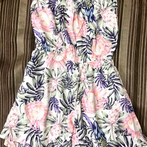 H&M Floral Tube Romper