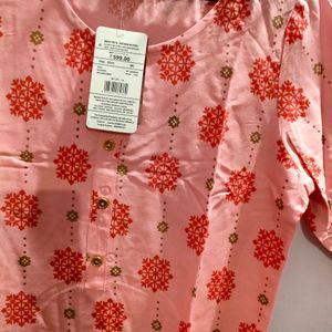 Pink Colour Kurti