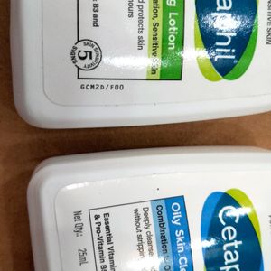 Combo Cetaphil Face Wash Moisturizer