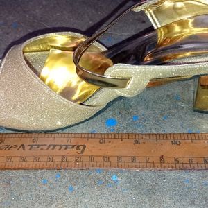 Golden Party Wear Heels