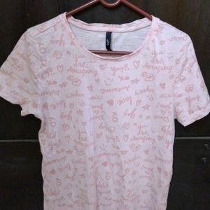 Baby Pink Tshirt. Good Condition