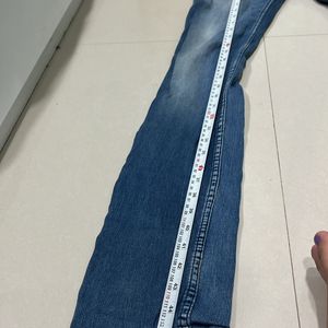 Men’s Washed Blue Jeans