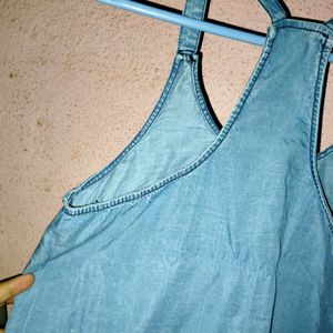 Denim Fancy Top