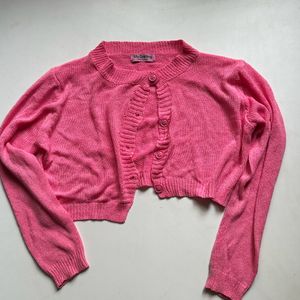 Hot Pink Cardigan