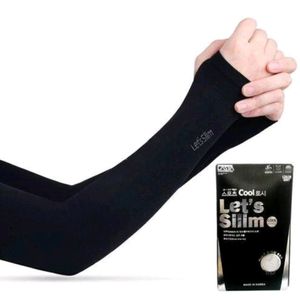 Let Slim Arm Sleeve Pack Of 12 , UV Cut , Black
