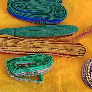 Multicolour Laces And Beads