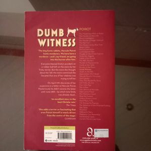 Dumb Witness By Agatha Christie