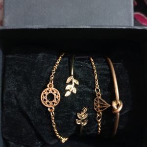 Joker& Witch Bracelets Golden