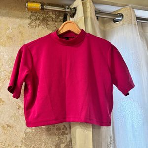 Round Neck Rose Pink Brand New Top