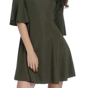 ONLY : Women A - Line Green Dress 😍