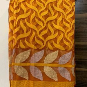 Hastakala Brand Supernet Saree