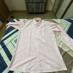 Mens Formal Shirt- Pink Striped