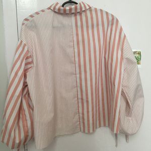 Shirt With Pink Strips