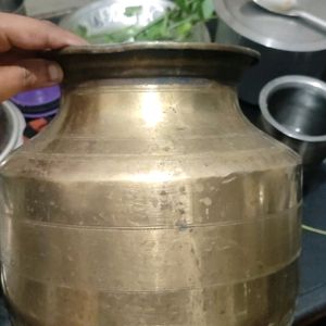 12 Litre Brass Pot It's  New