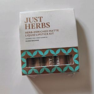 Just Herbs Ayurvedic Liquid Lipstick Kit Set of 5