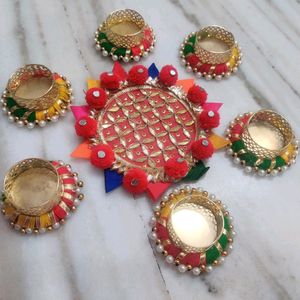 Beautiful DIYA Rangoli