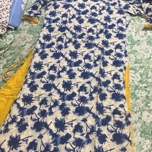 Flower Print Kurta