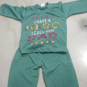 Tack N Tshirt Set For Baby Boy