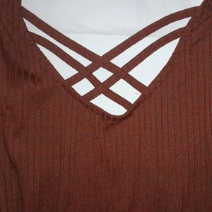 Roadster Top Cut Out Full Sleeves