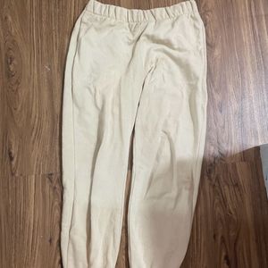 h&m beige sweatpants