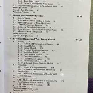 Elements Of Hydrology And Groundwater