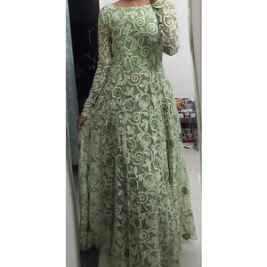 Pishta Green Wedding Gown