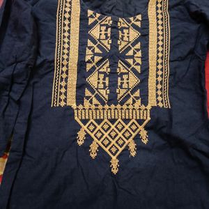 Beautiful Blue Color Kurta