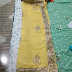 Yellow Saree For Women