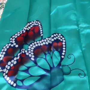 Big Butterfly Printed Saree