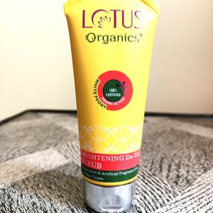 Lotus Organics Brightening De-Tan Scrub