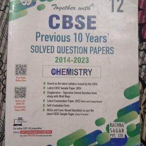 Chemistry PYQ Book Class 12