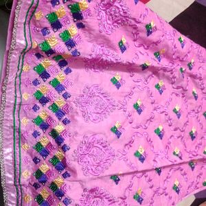 Stunning Pink Floral Embroidered Suit