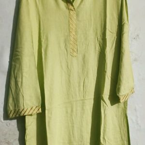 Women Green Elegant Kurti