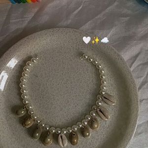 Navratri Boho Cowrie Shell Necklace 🌷🩷💛