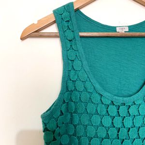 🎀Sea Green Tank Top By J Crew