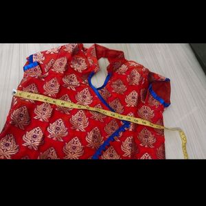 Banarasi Silk Kurti Dupatta Set