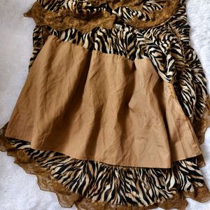 Animal Print Skirt