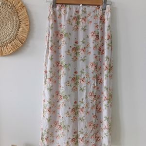 H&M Pretty Lilac Floral Skirt