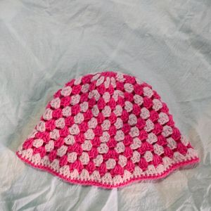 Hand Made Crochet Beautiful Bucket Hat